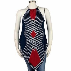 Alfani Halter Tunic Point Top